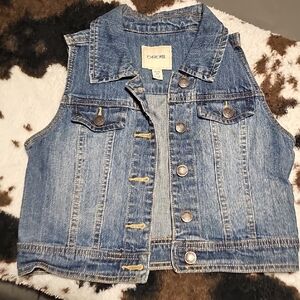 Cherokee Blue Denim Vest for Kids